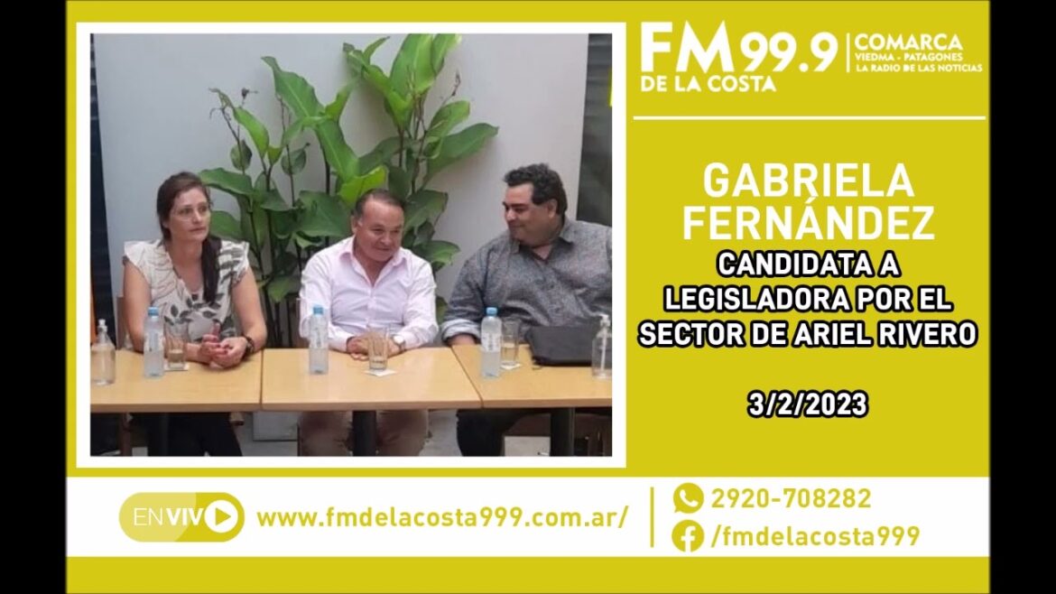 Escuchá el audio de Gabriela Fernández