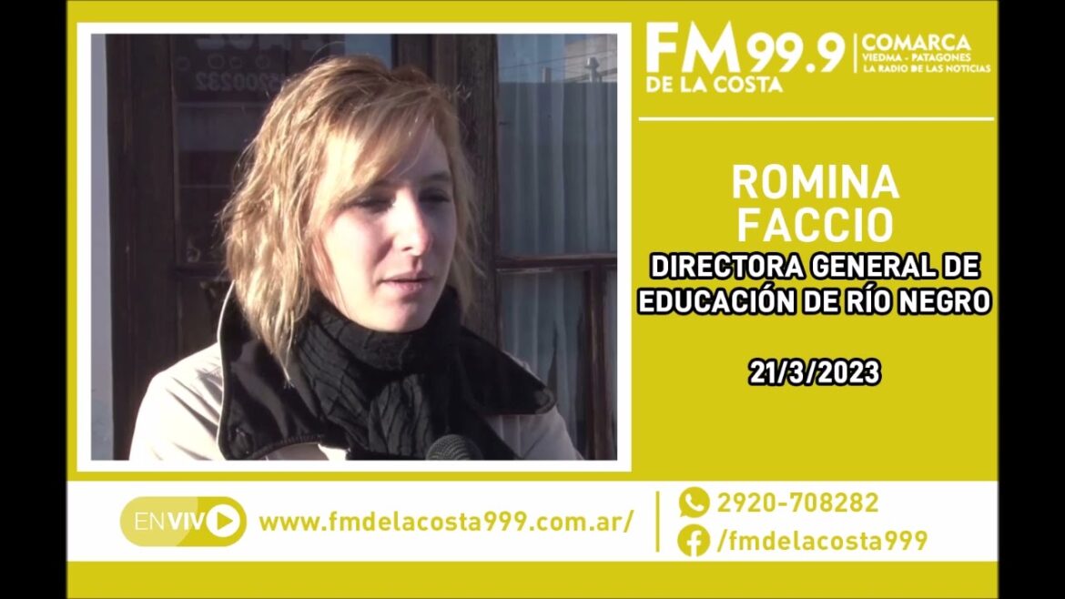 Escuchá el audio de Romina Faccio