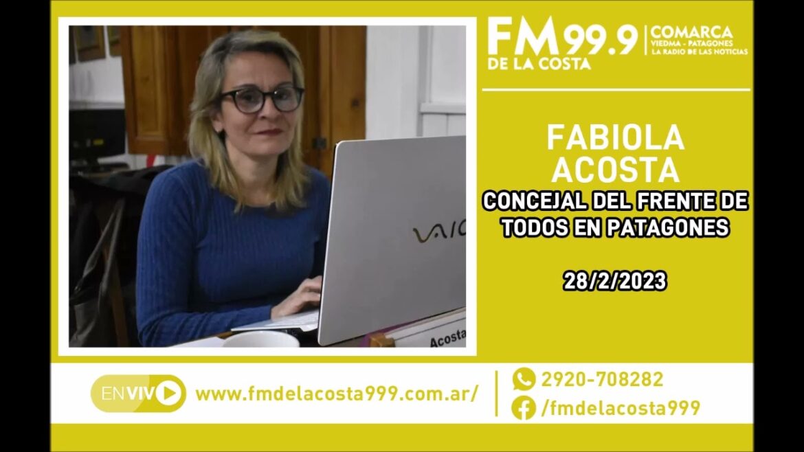 Escuchá el audio de Fabiola Acosta