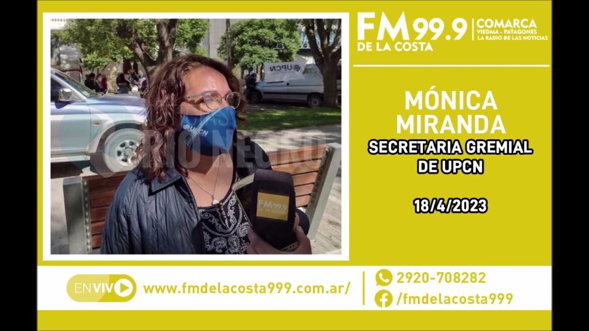 Escuchá el audio de Mónica Miranda