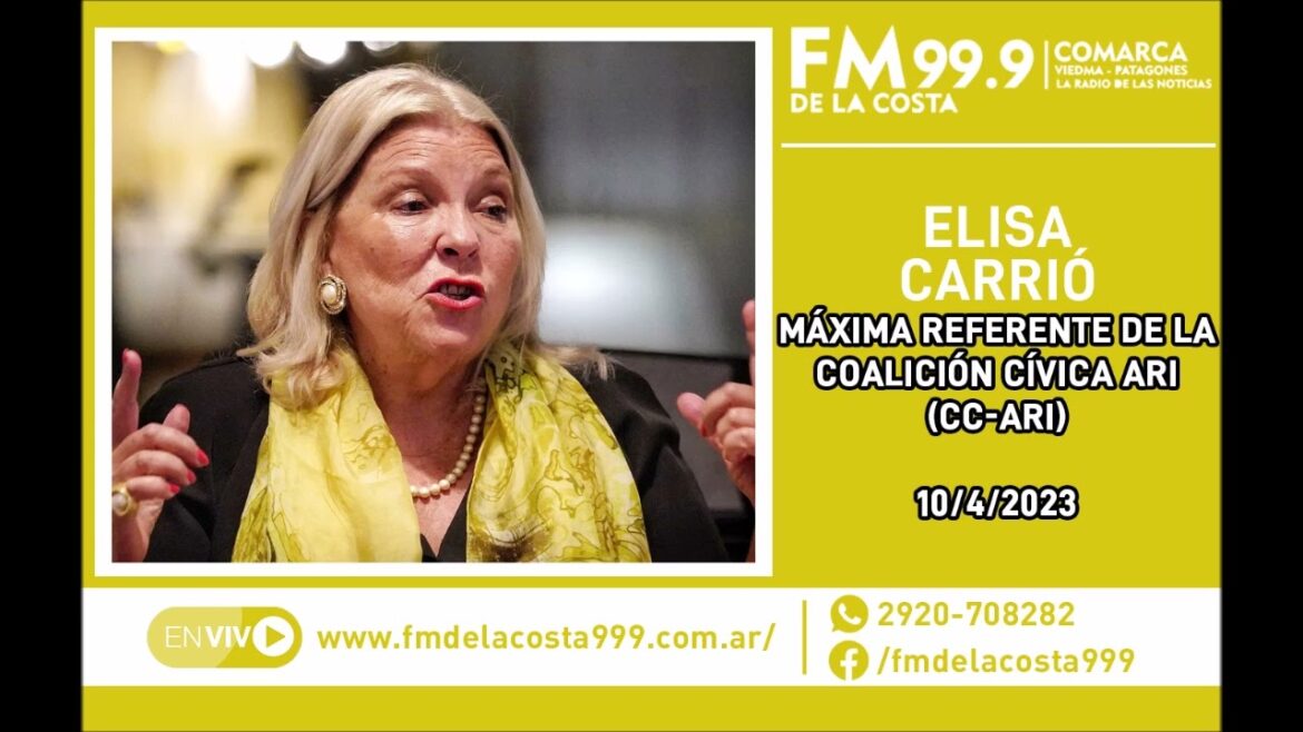 Escuchá el audio de Elisa Carrió