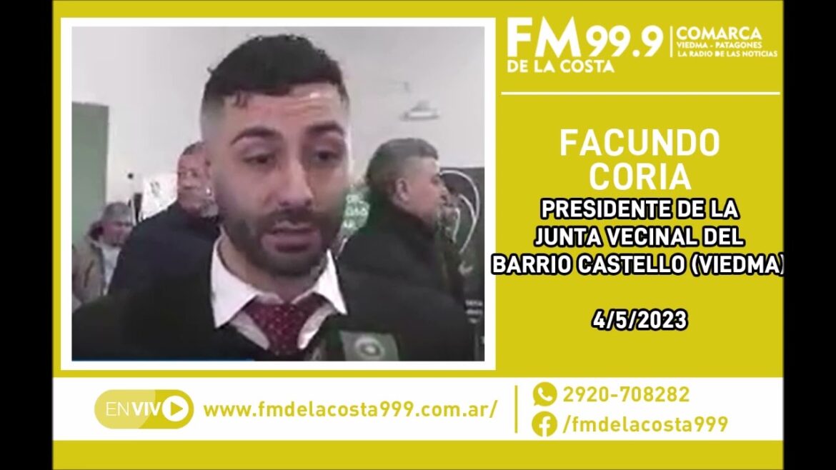 Escuchá el audio de Facundo Coria