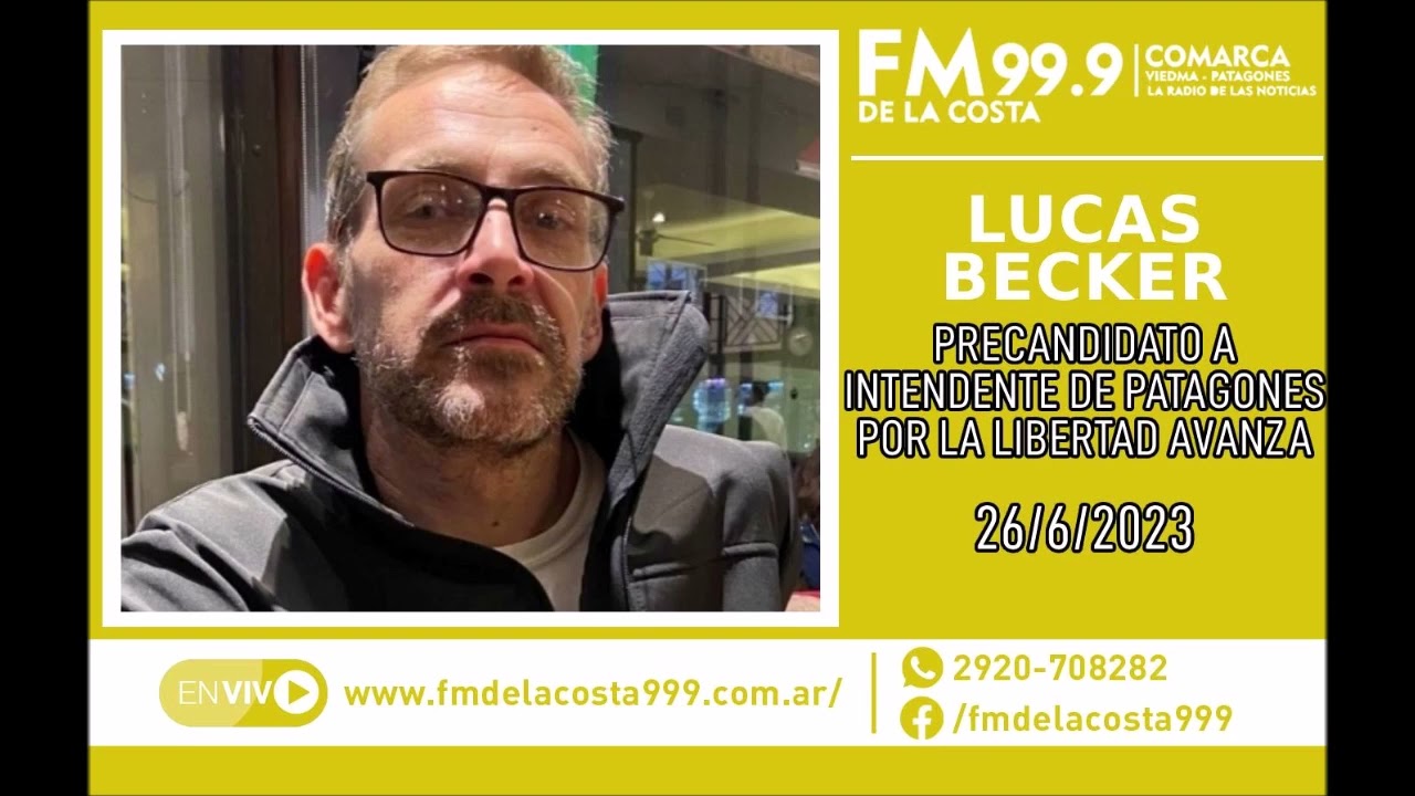 Escuchá el audio de Lucas Becker