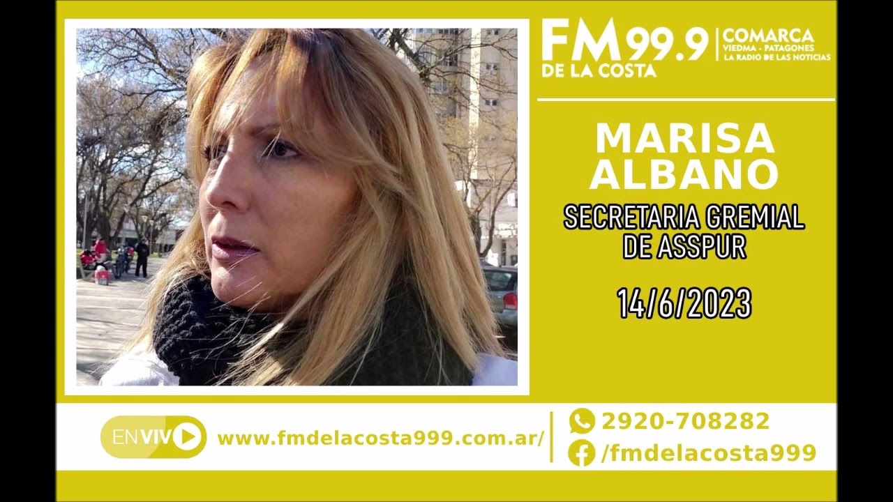 Escuchá el audio de Marisa Albano