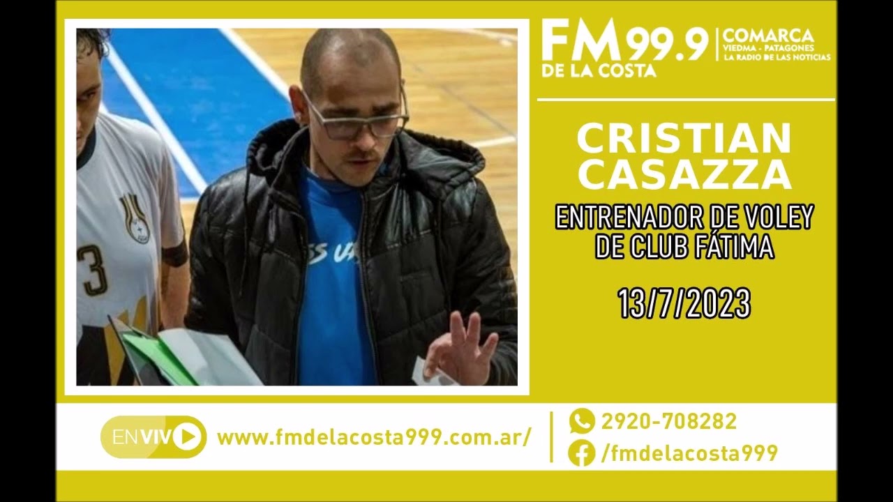 Escuchá el audio de Cristian Casazza
