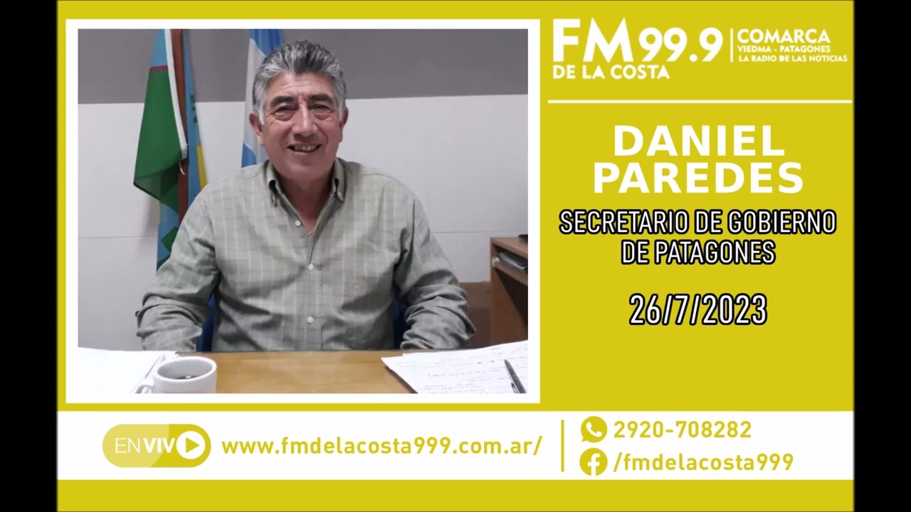Escuchá el audio de Daniel Paredes