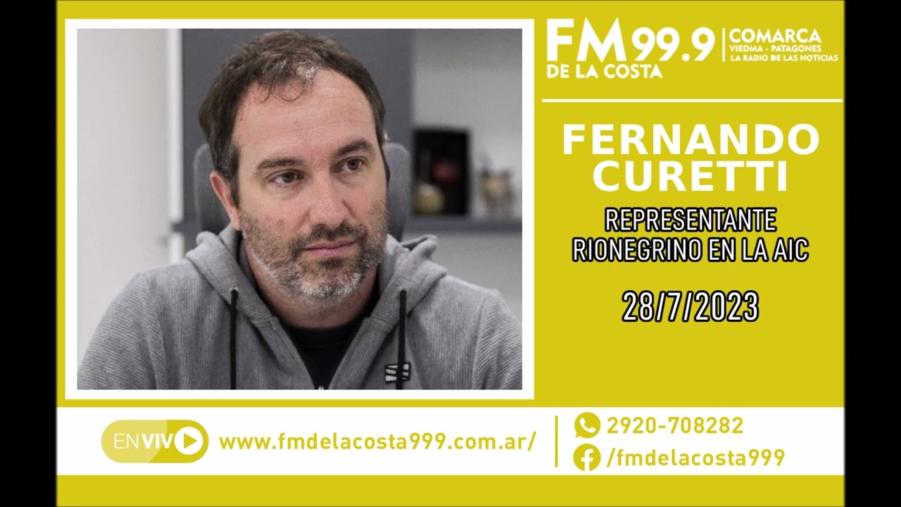 Escuchá el audio de Fernando Curetti