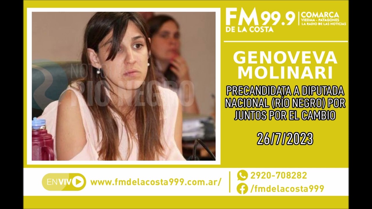 Escuchá el audio de Genoveva Molinari