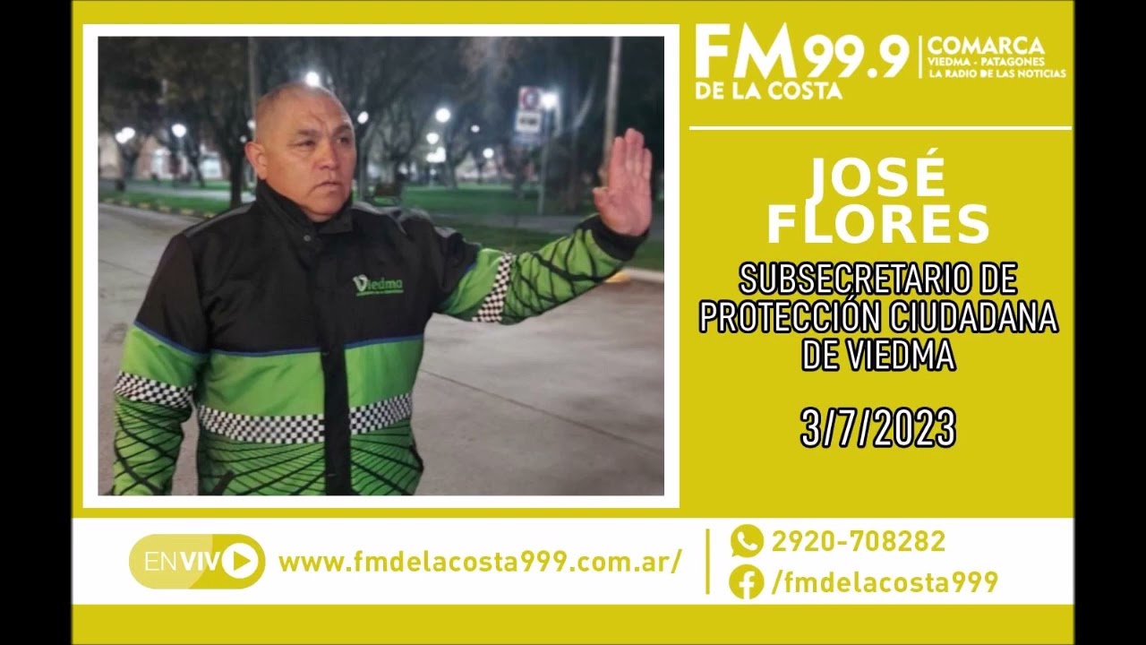Escuchá el audio de José Flores