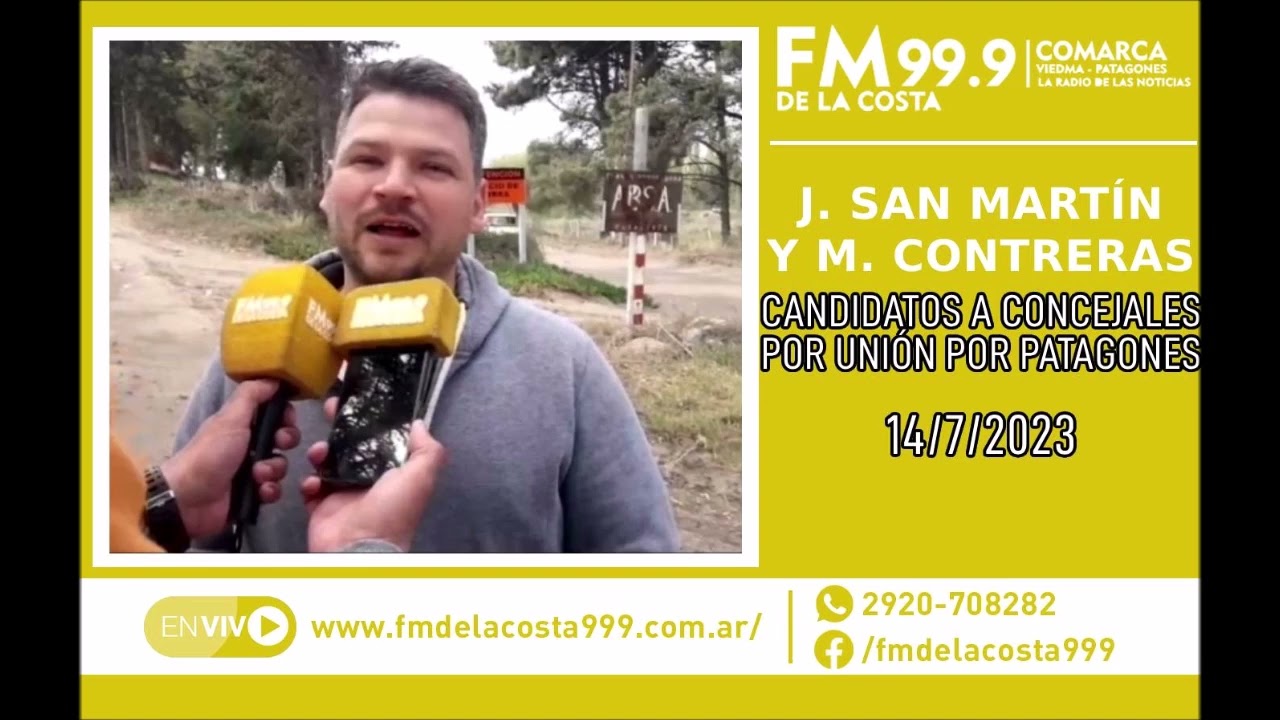Escuchá el audio de José San Martín y Matías Contreras