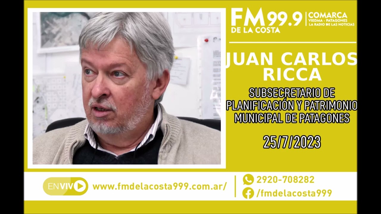 Escuchá el audio de Juan Carlos Ricca