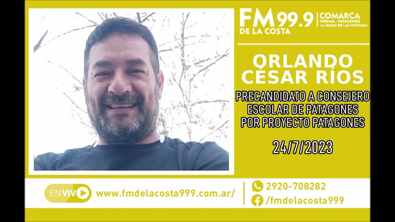 Escuchá el audio de Orlando César Ríos