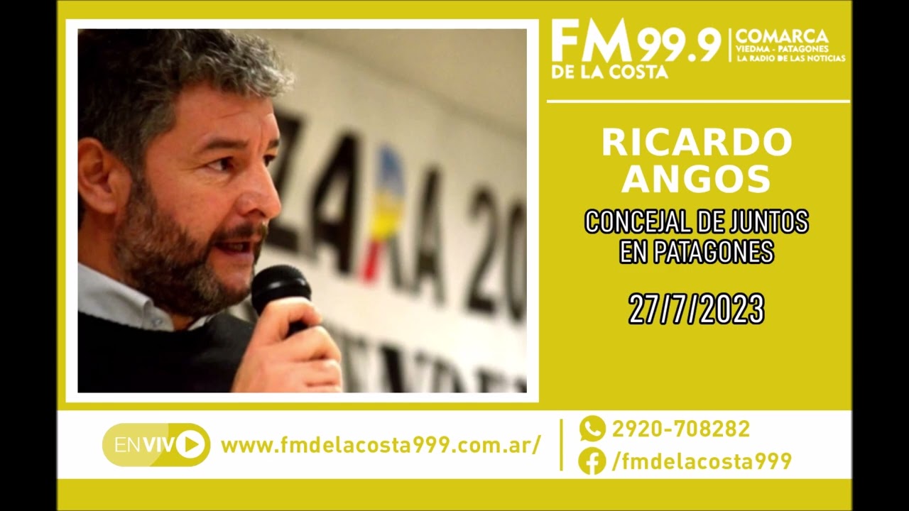 Escuchá el audio de Ricardo Angos