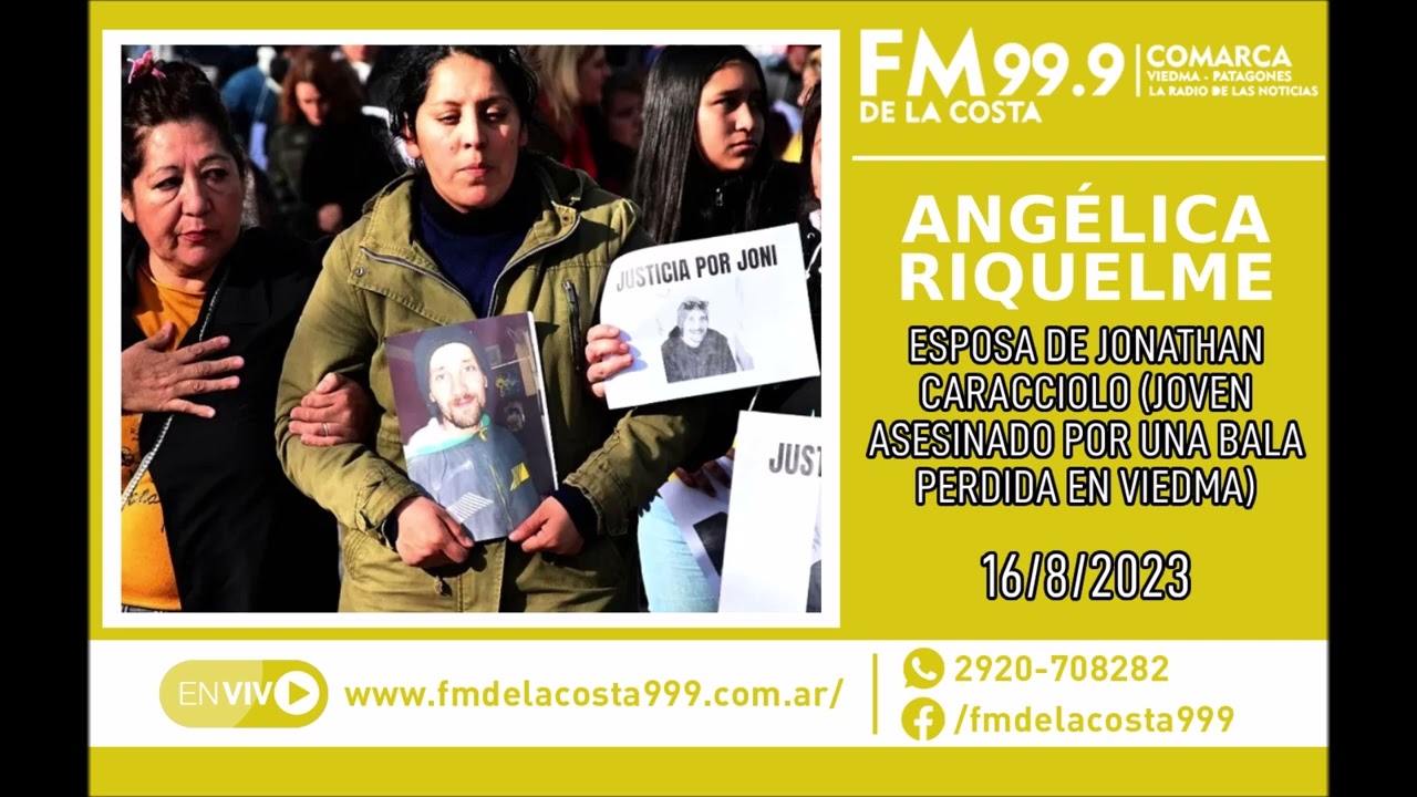 Escuchá el audio de Angélica Riquelme