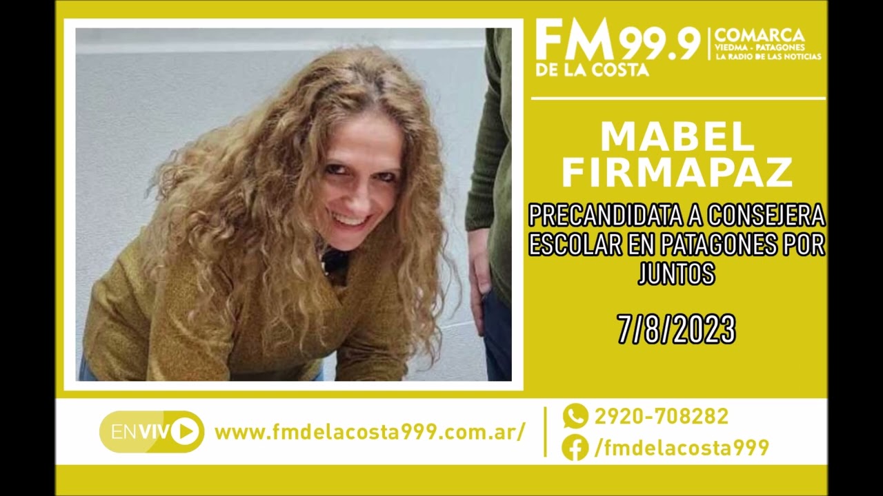 Escuchá el audio de Mabel Firmapaz