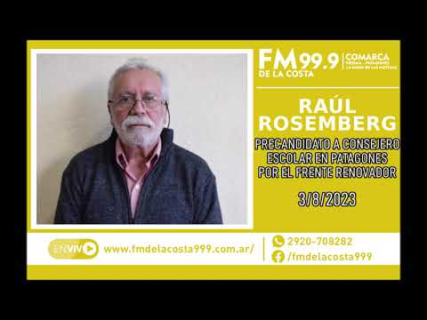 Escuchá el audio de Raúl Rosember