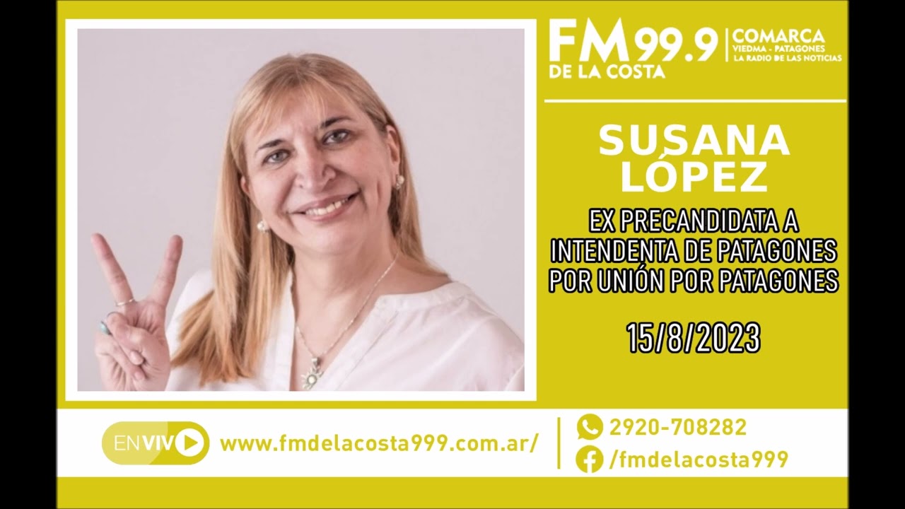 Escuchá el audio de Susana López