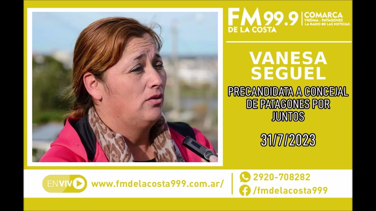 Escuchá el audio de Vanesa Seguel
