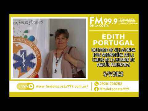 Escuchá el audio de Edith Portugal