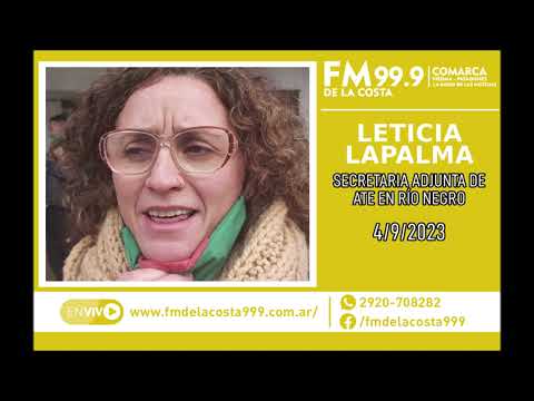 Escuchá el audio de Leticia Lapalma