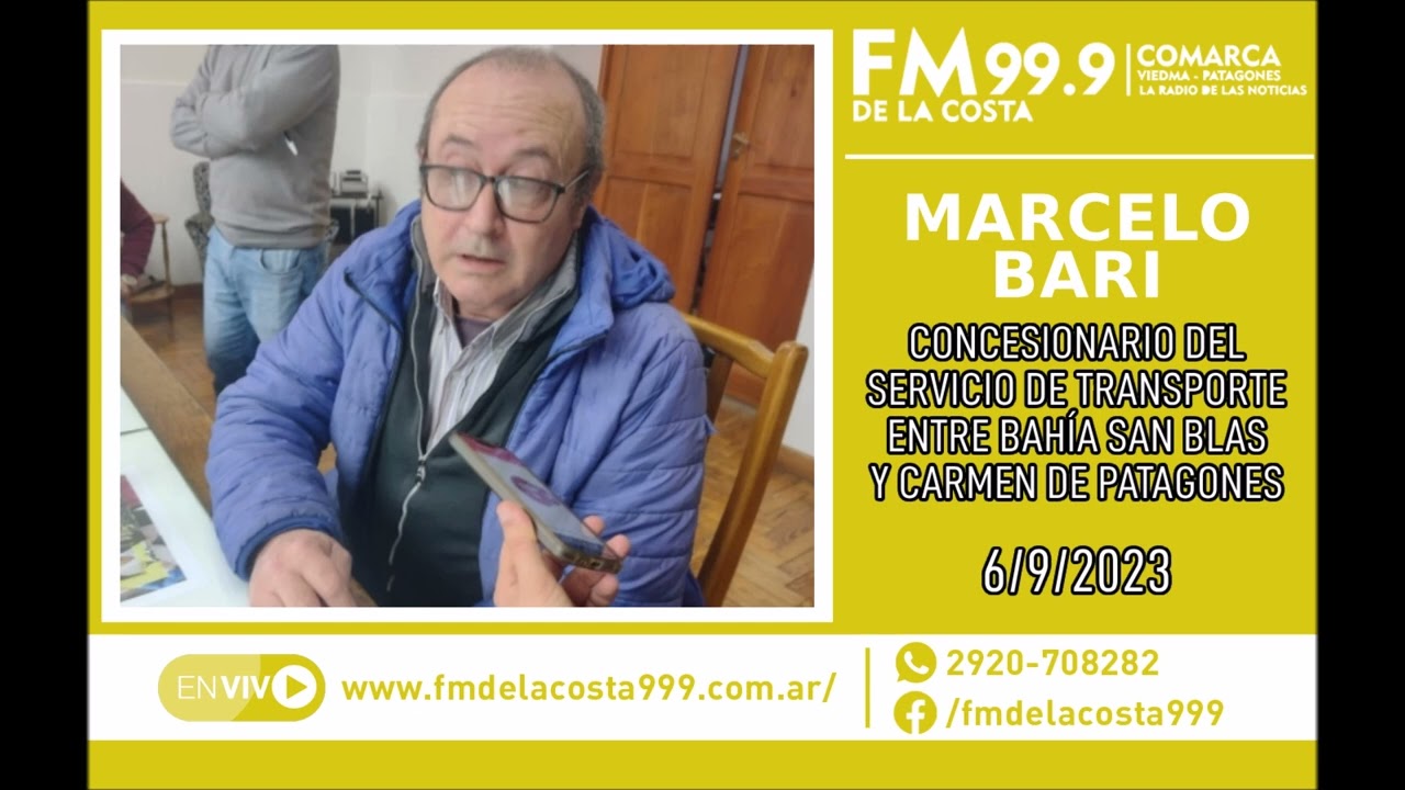 Escuchá el audio de Marcelo Bari