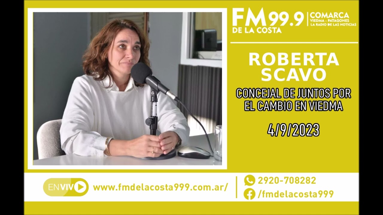 Escuchá el audio de Roberta Scavo