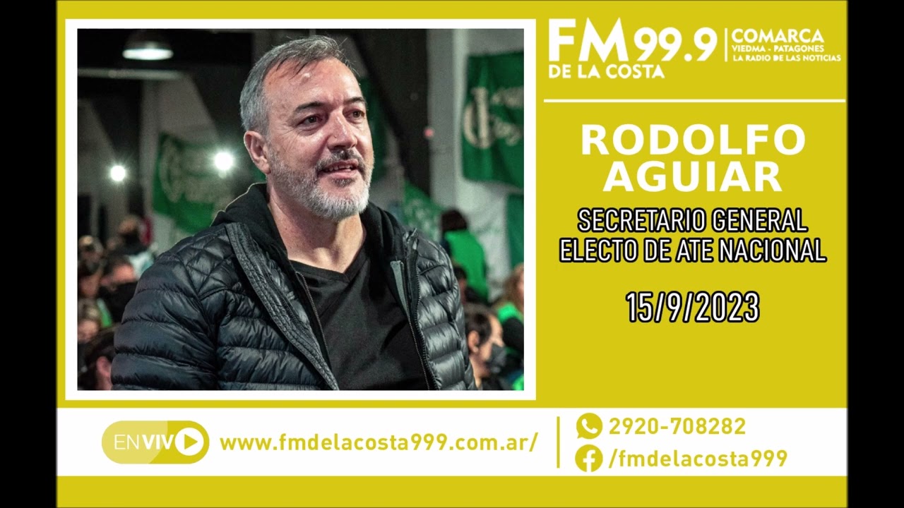 Escuchá el audio de Rodolfo Aguiar
