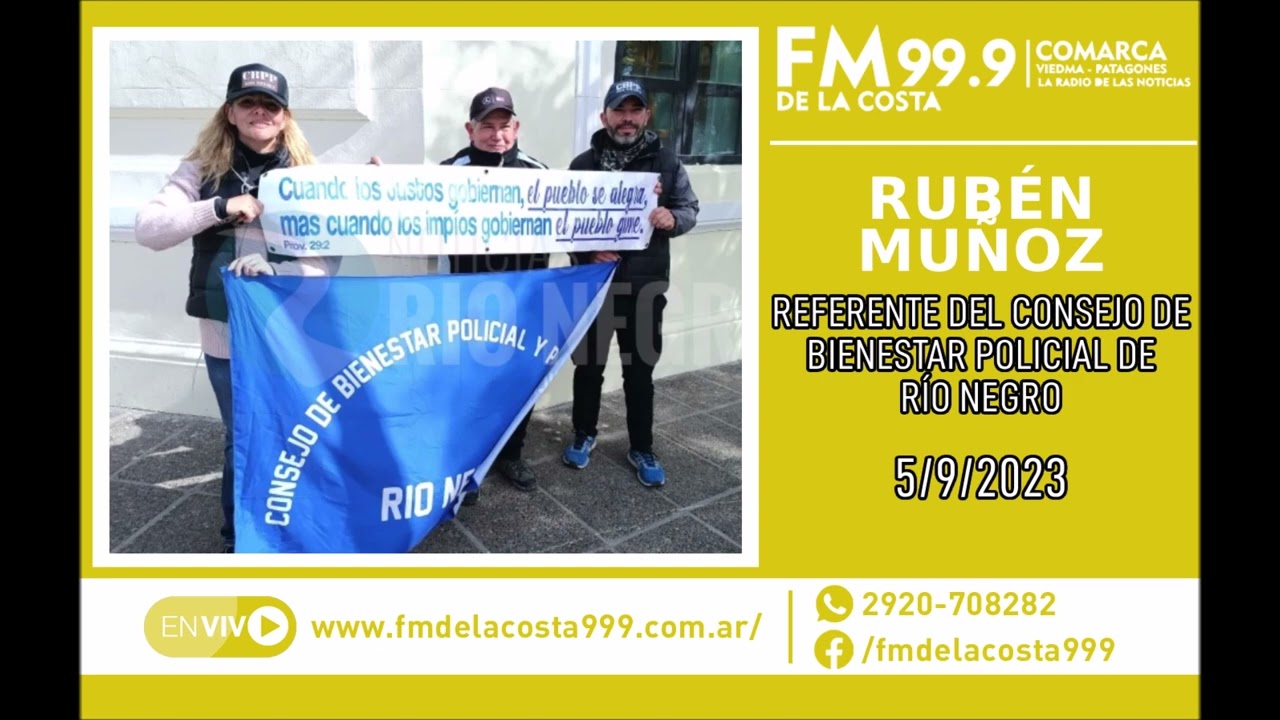 Escuchá el audio de Rubén Muñoz