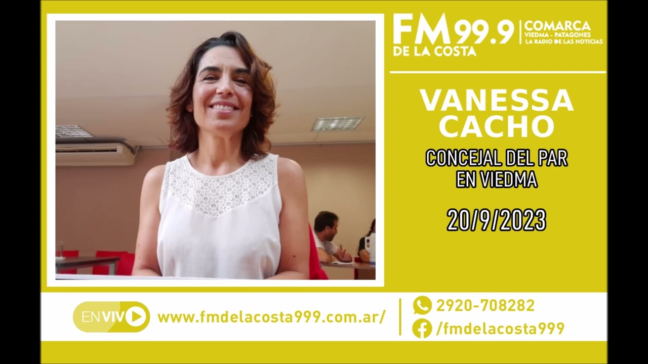 Escuchá el audio de Vanessa Cacho