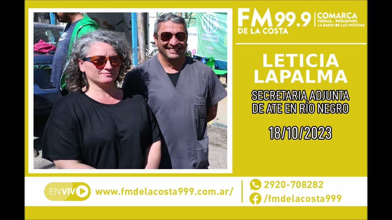 Escuchá el audio de Leticia Lapalma
