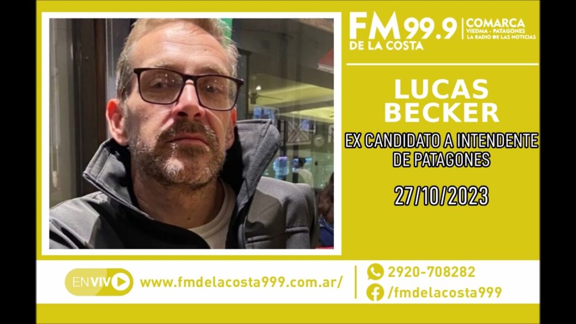 Escuchá el audio de Lucas Becker