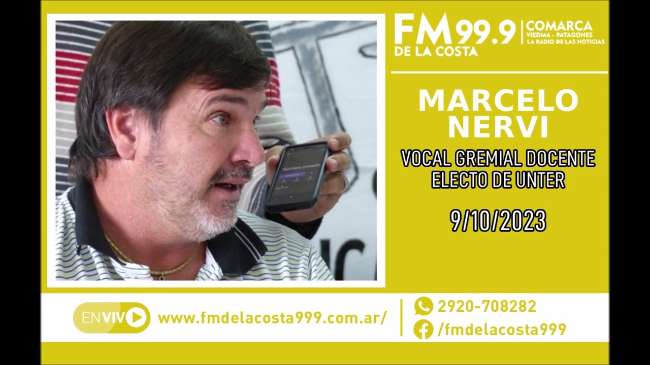Escuchá el audio de Marcelo Nervi