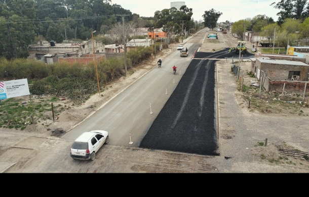 Buscarán terminar las obras de pavimento en el boulevard Celedonio Miguel y calle Chile antes del cierre de gestión
