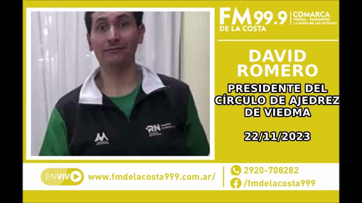 Escuchá el audio de David Romero
