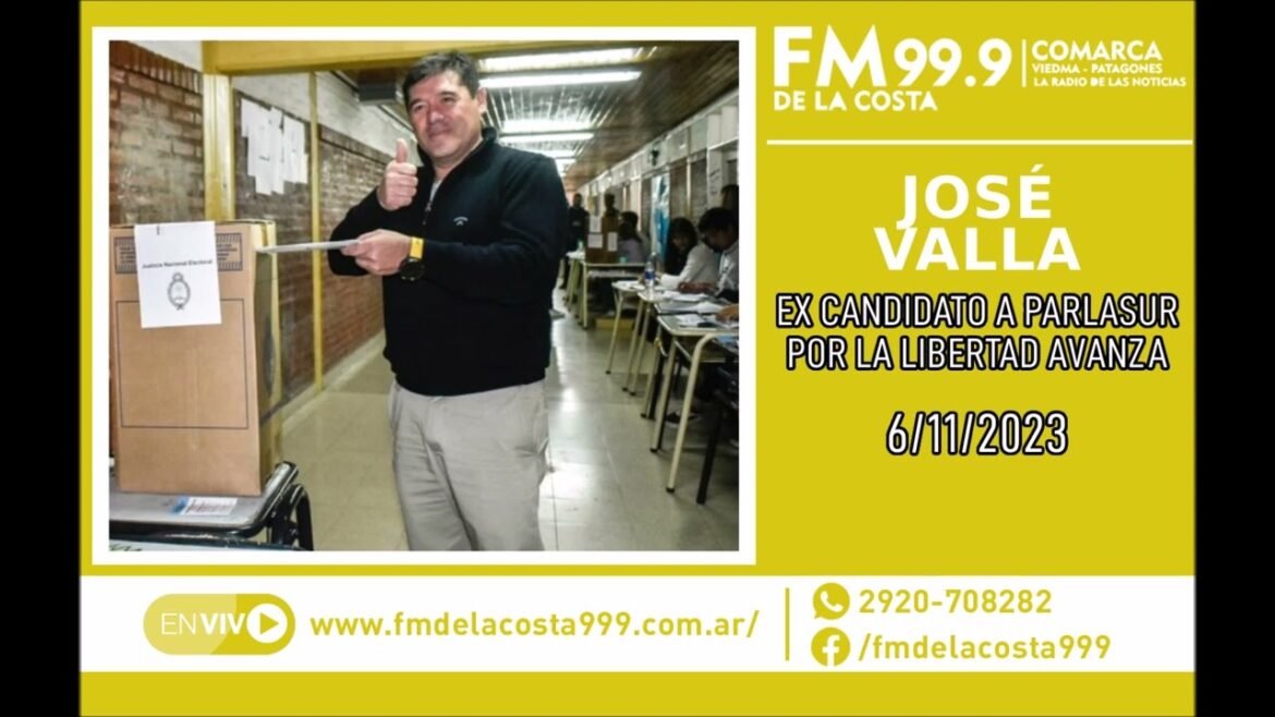 Escuchá el audio de José Valla