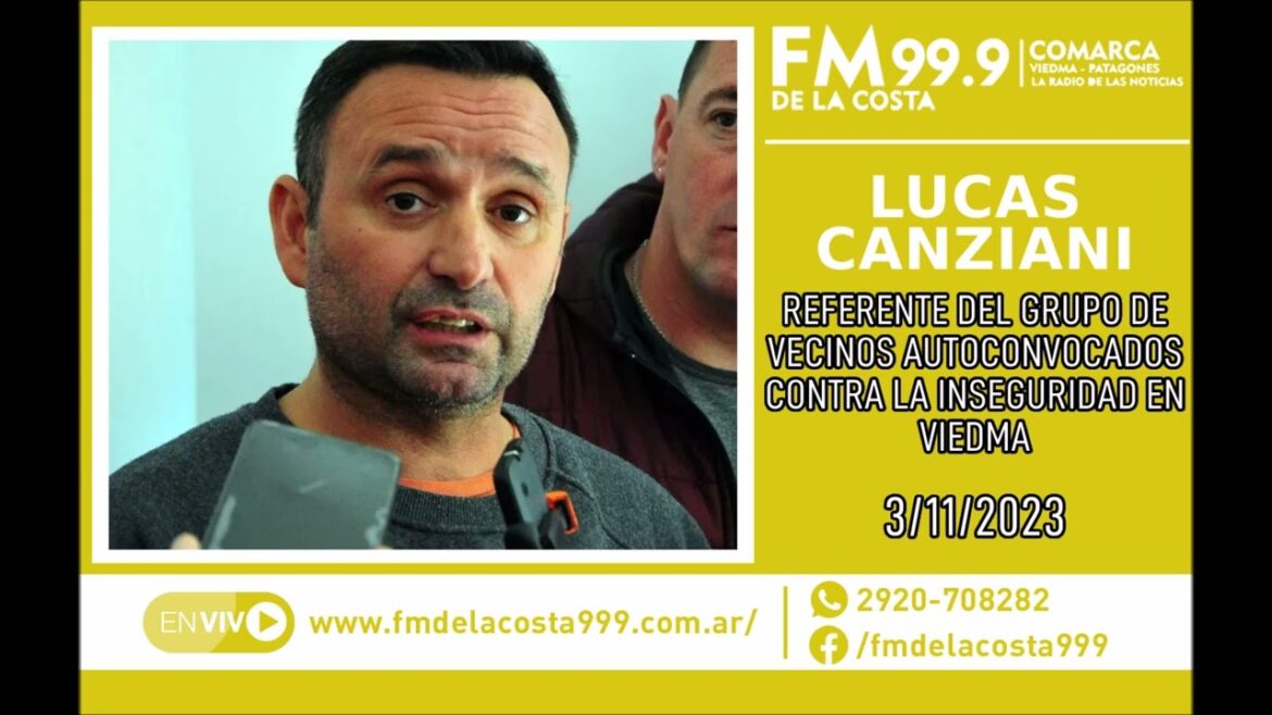 Escuchá el audio de Lucas Canziani