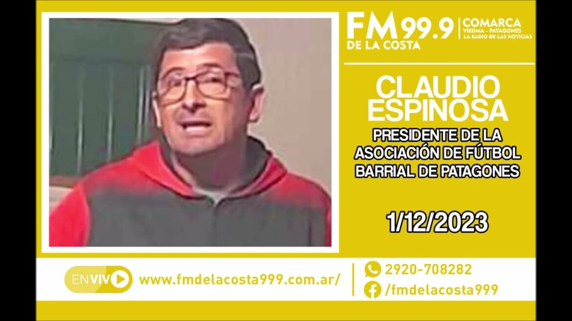 Escuchá el audio de Claudio Espinosa