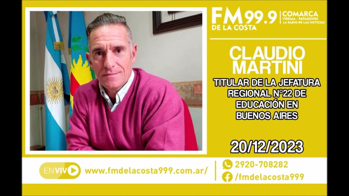 Escuchá el audio de Claudio Martini