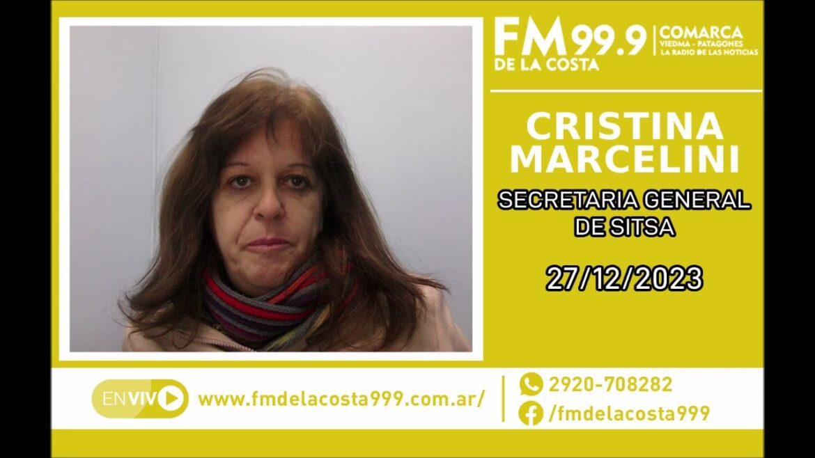 Escuchá el audio de Cristina Marcelini