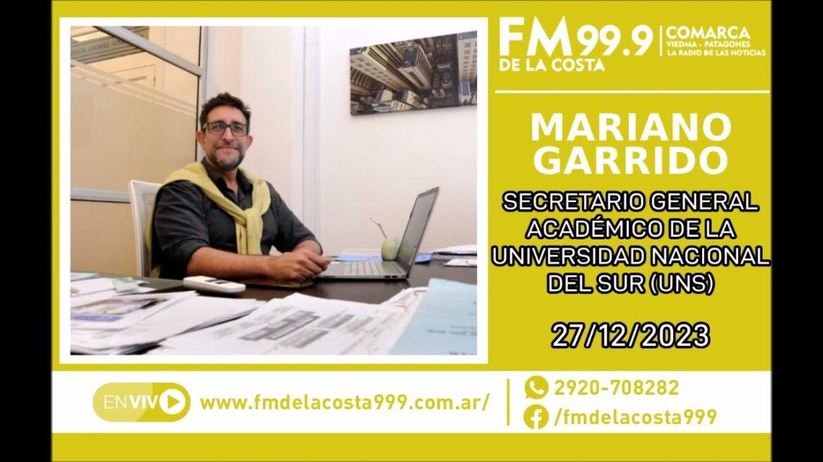 Escuchá el audio de Mariano Garrido
