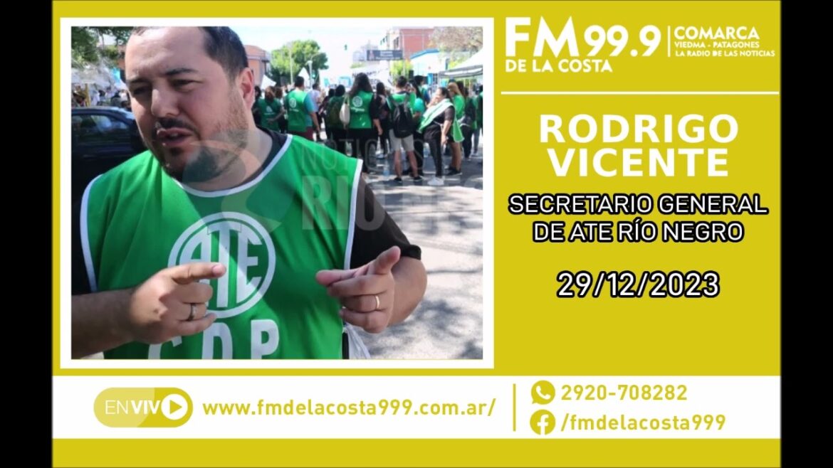 Escuchá el audio de Rodrigo Vicente