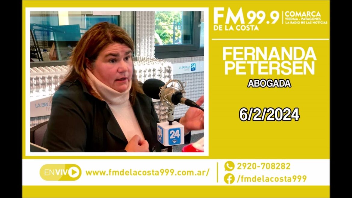Escuchá el audio de Fernanda Petersen