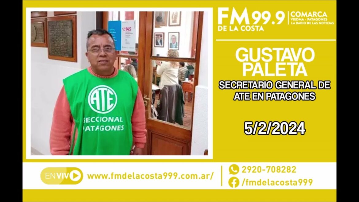 Escuchá el audio de Gustavo Paleta