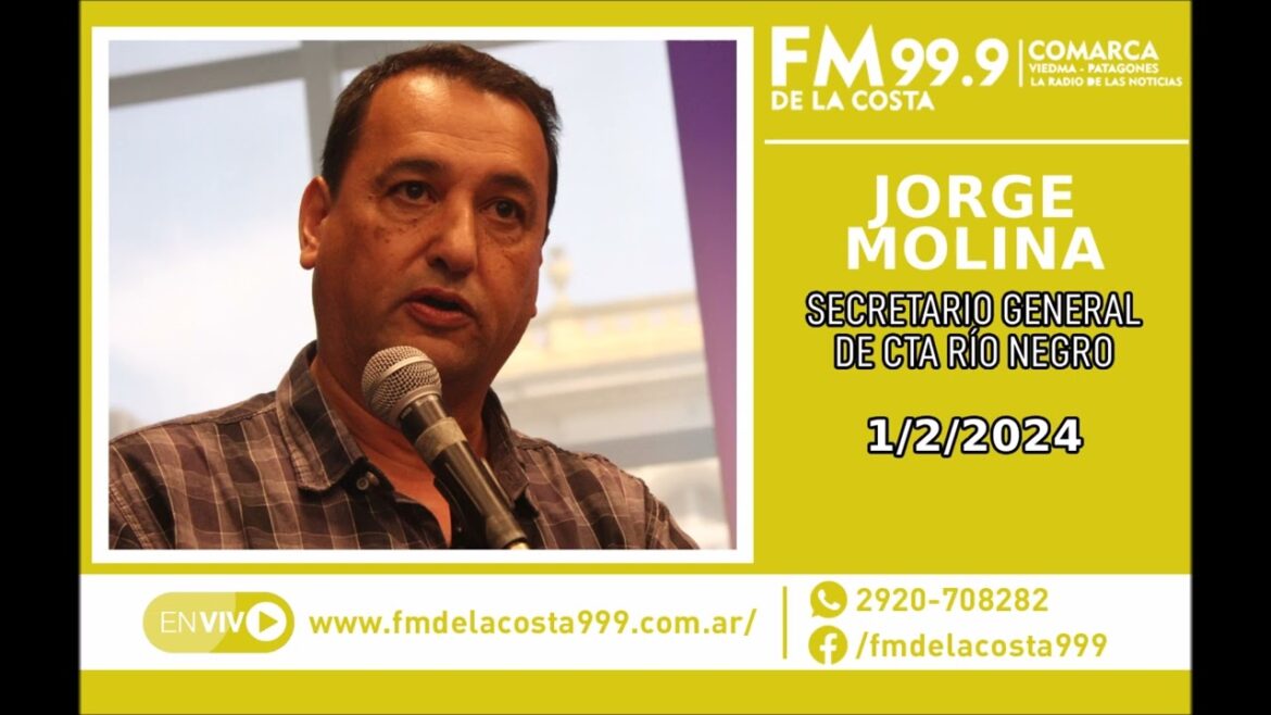 Escuchá el audio de Jorge Molina