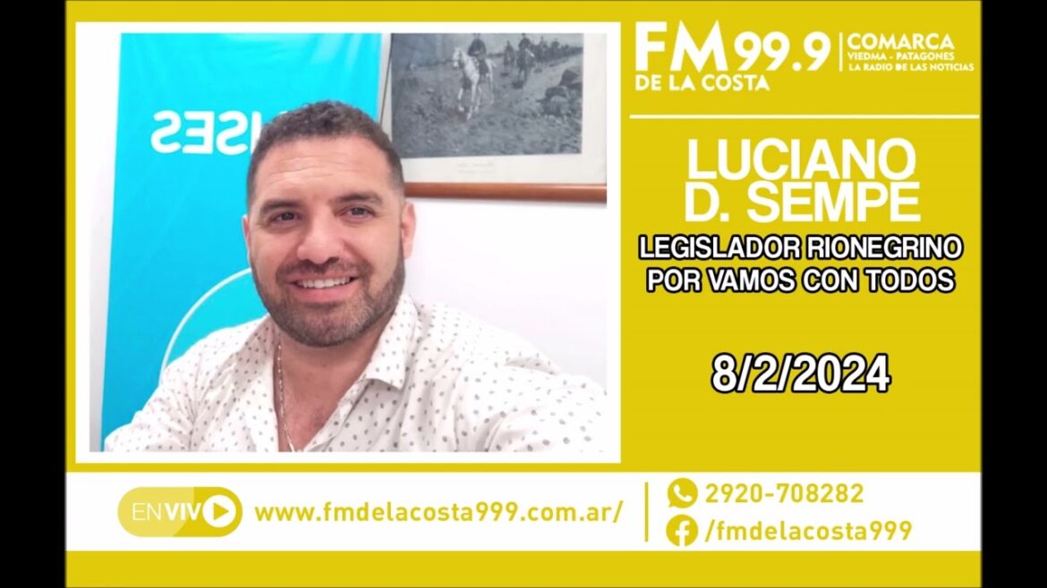 Escuchá el audio de Luciano Delgado Sempé