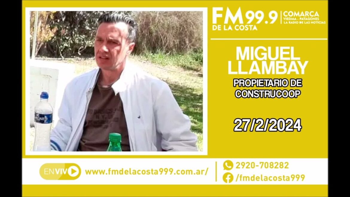 Escuchá el audio de Miguel Llambay