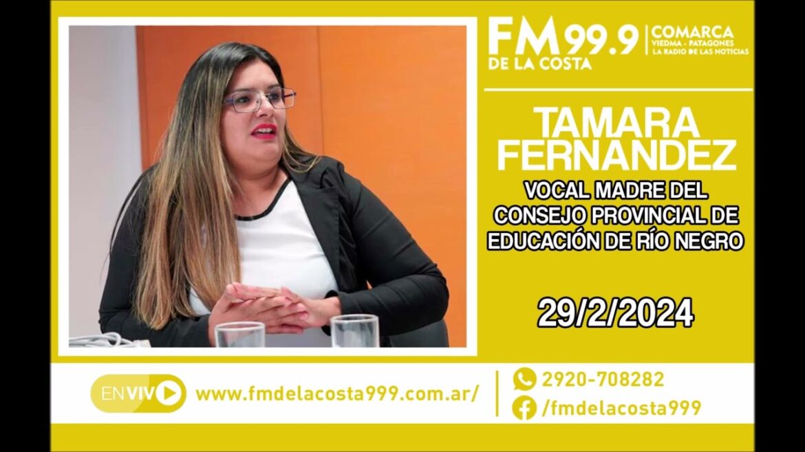 Escuchá el audio de Tamara Fernández