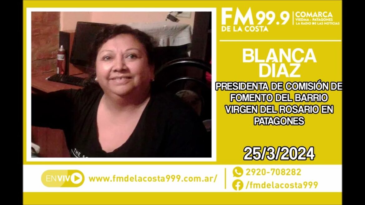 Escuchá el audio de Blanca Díaz