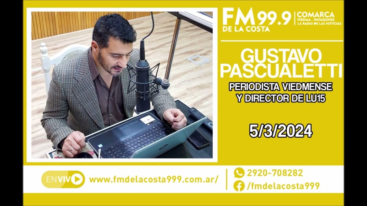 Escuchá el audio de Gustavo Pascualetti