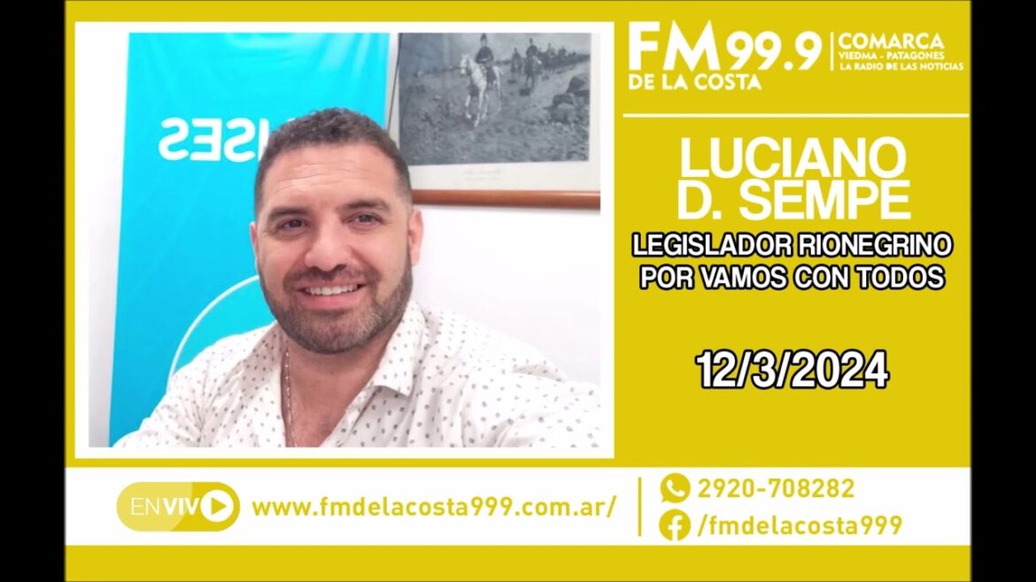 Escuchá el audio de Luciano Delgado Sempé